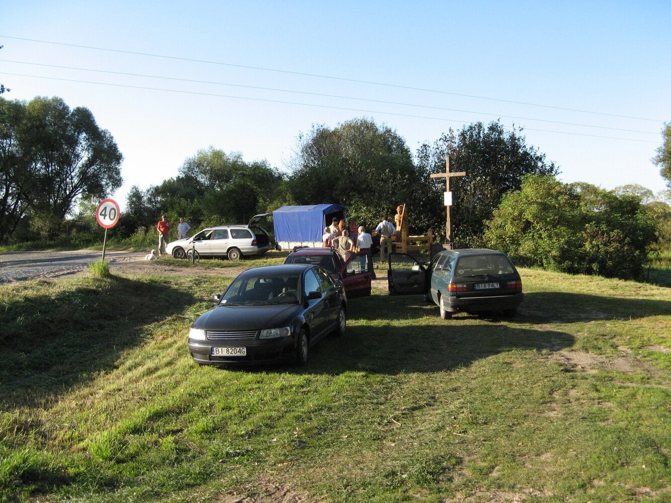 2009-08-21 instalacja pomnika W. Puchalskiego; zdjęcie Adam Malesiński.