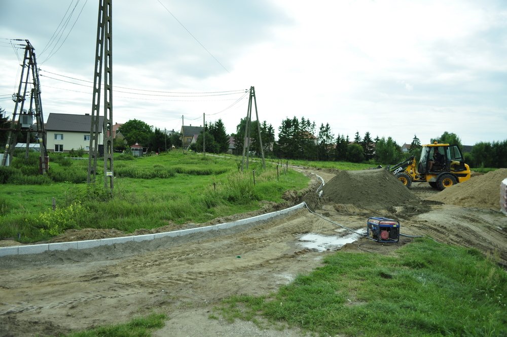 jak widać ścieżka od jazu zmierza ku ul. Browarnej