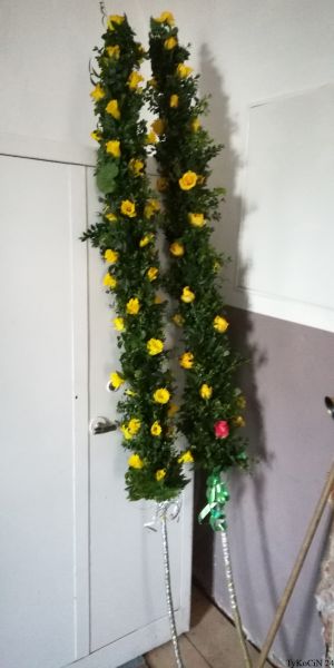 25 kwiecień 7:36 palmy już w zakrystii  